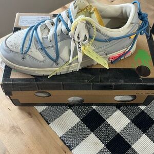 Off-White Kids Sneakers in Gray and Blue